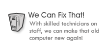 We Can Fix That